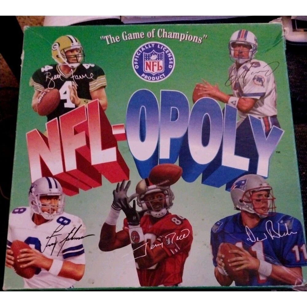 Vintage 1994 NFL-Opoly Board Game TDC Games Football Sports Complete